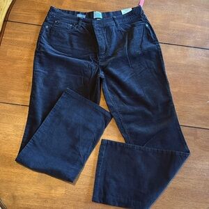 Brand new size 16 St John’s Bay black corduroy straight leg pants